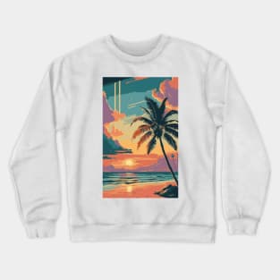 Sunset at the beach Crewneck Sweatshirt